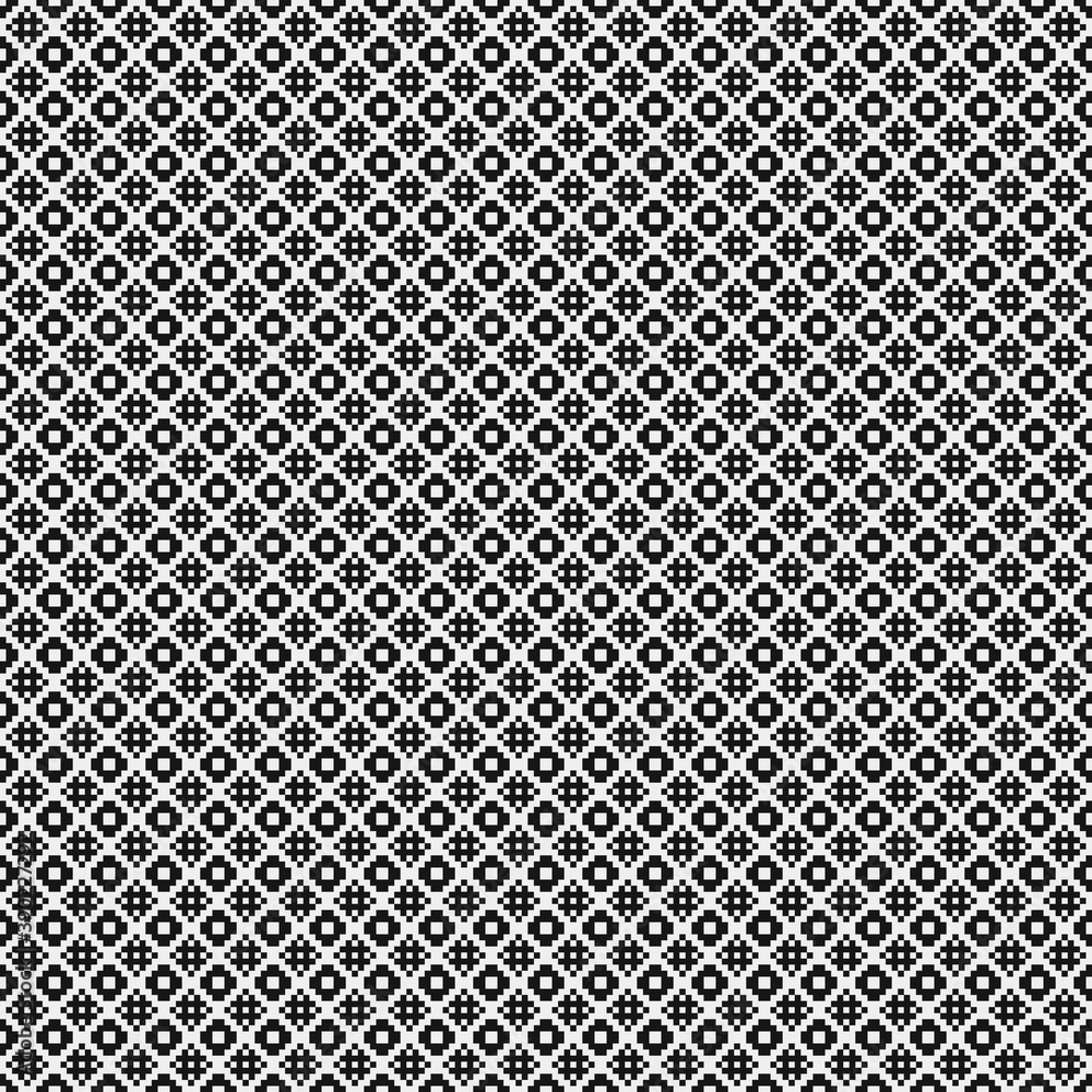 Abstract Cross Pattern Dots Logo generative computational art illustration