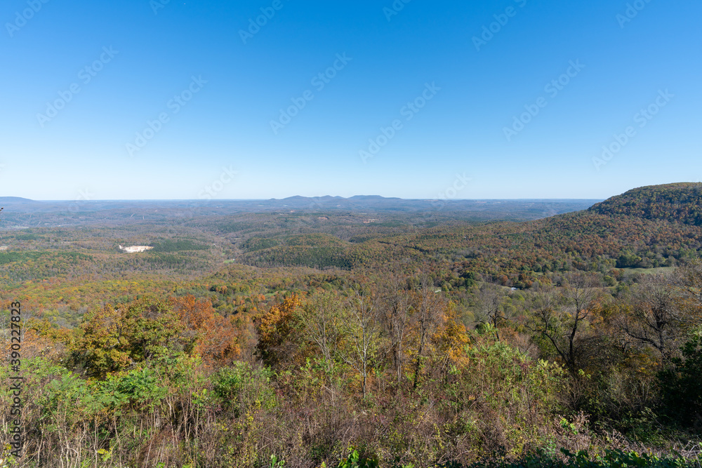 View along Scenic Route 7 in northern Arkansas
