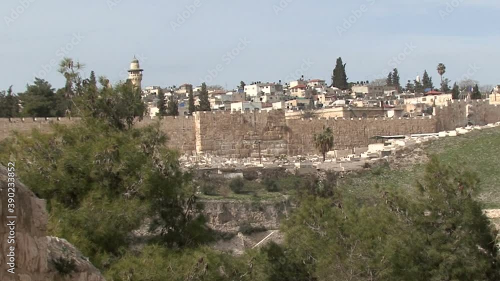 panorama of the city. Jerusalem panorama of the city. Jerusalem