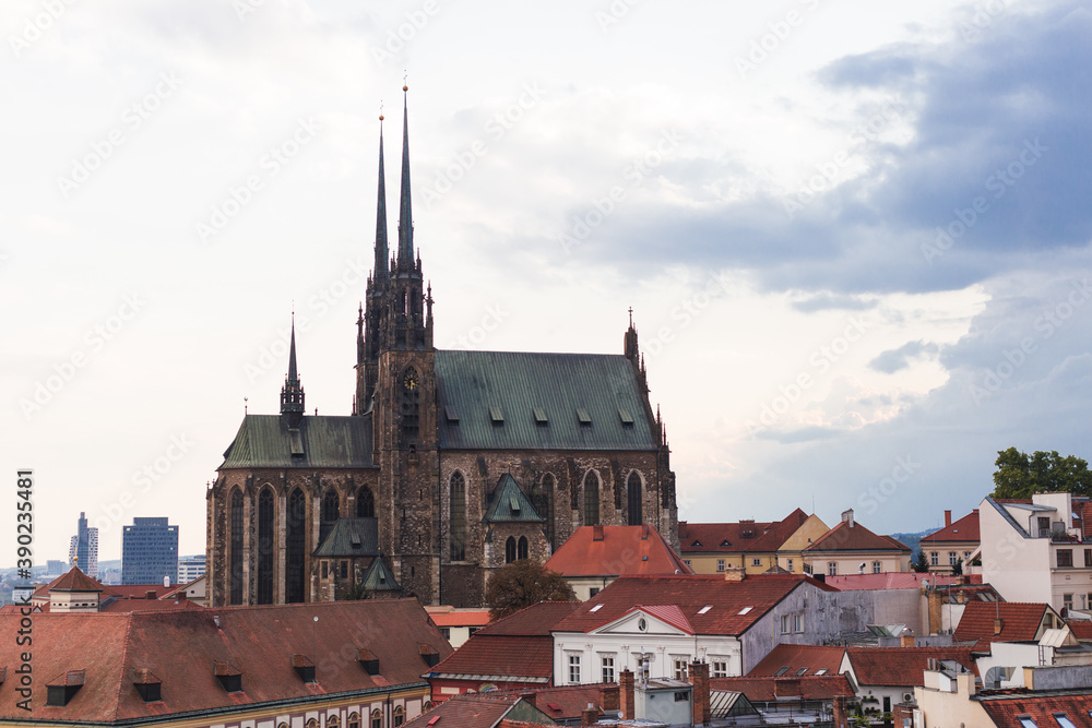 Cathedral of Saints Peter and Paul in Brno in the Czech Republic, Moravia