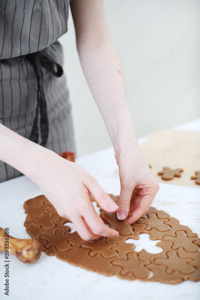 Making christmas gingerbread cookies. ginger man cookies making Making christmas gingerbread cookies. ginger man cookies making