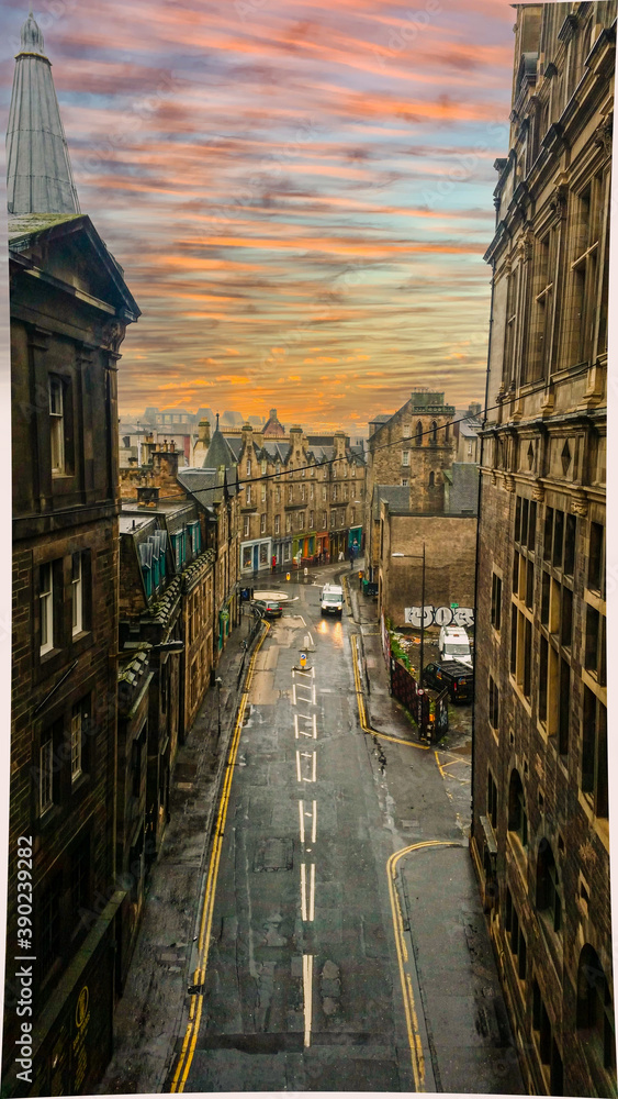 Beautiful buildings in Edinburgh
