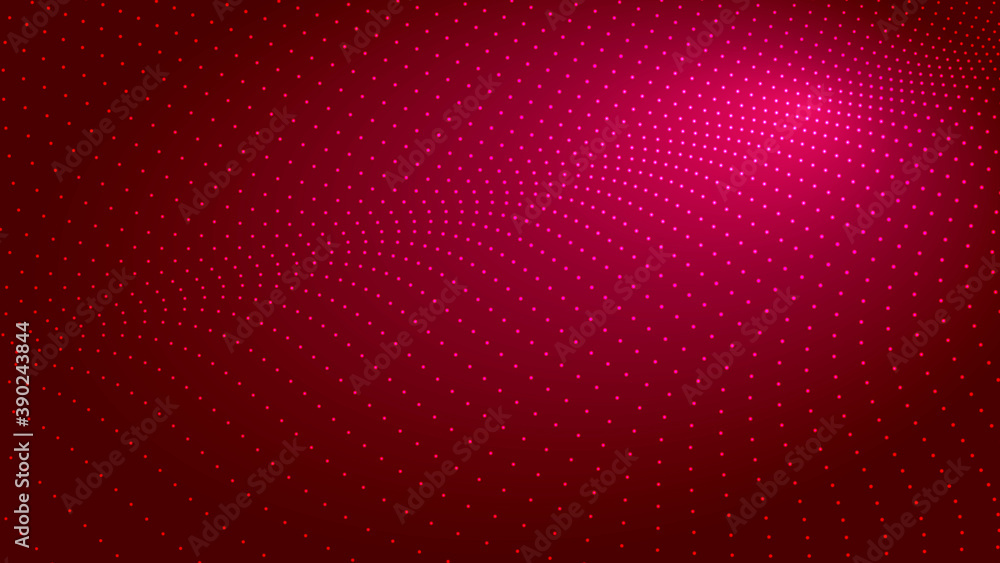 Wave of particles on dark background. Technology backdrop. Pattern for presentations. Vector illustration Wave of particles on dark background. Technology backdrop. Pattern for presentations. Vector illustration