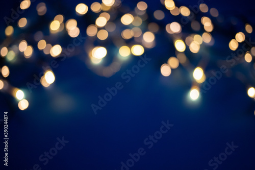 colorful christmas lights holiday background