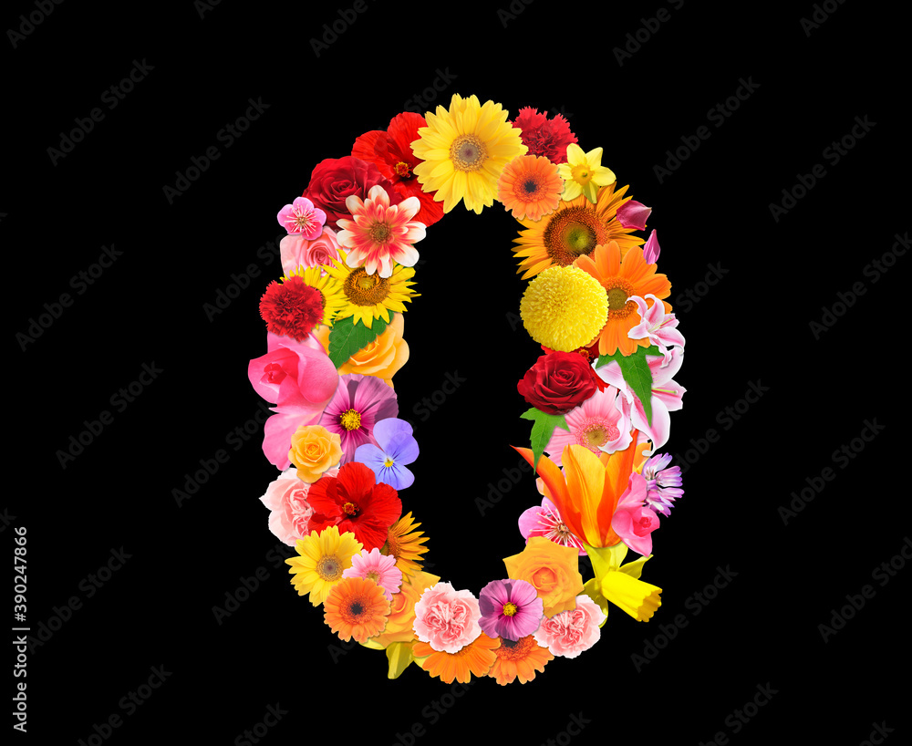 花の数字,0 花の数字,0