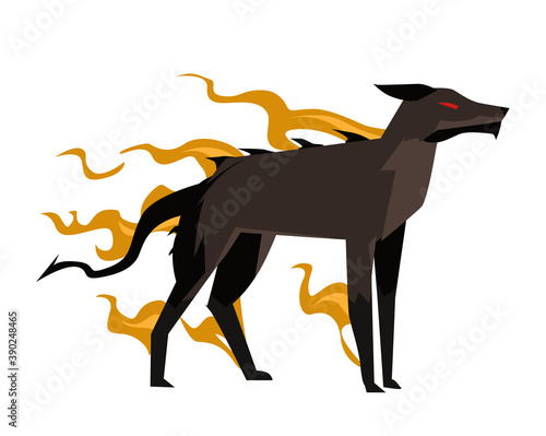 hell hound dark nightmare devil dog