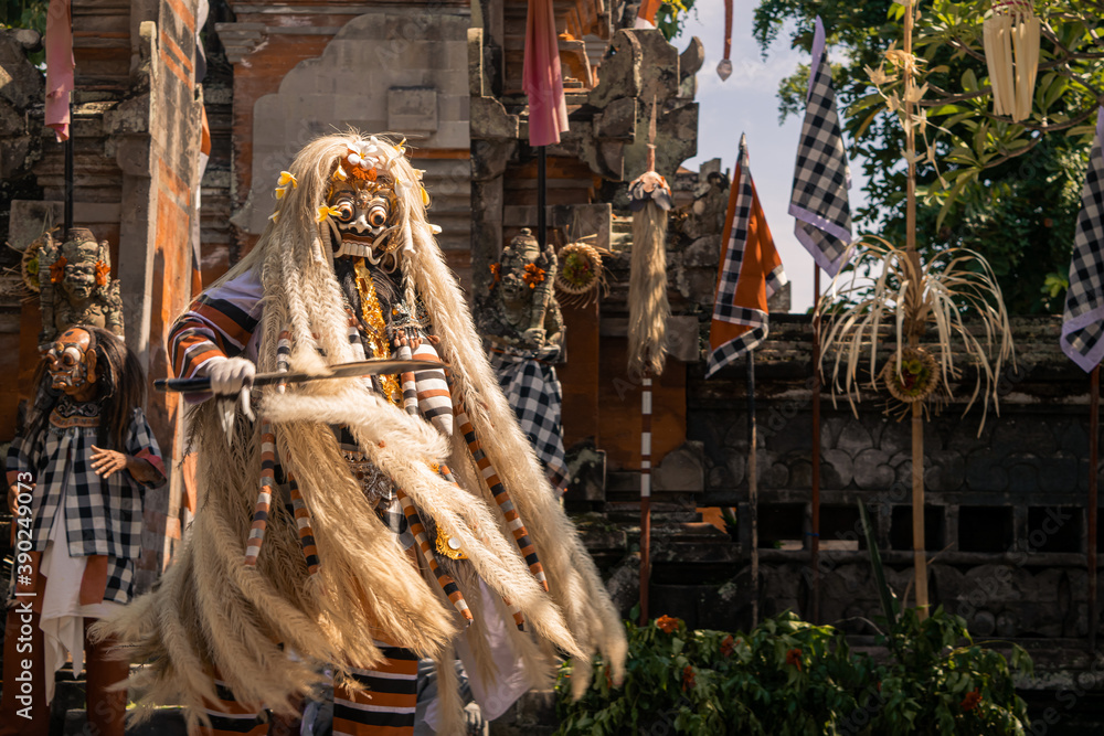 Scene from theatre Performance in Bali, Ubud, Indonesia 2018