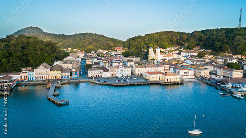 São Francisco do Sul - SC. Aerial view of the historic center of São Francisco do Sul, in Santa Catarina