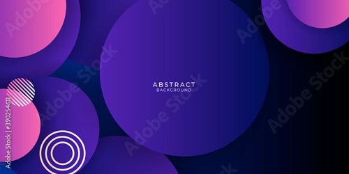 Abstract 3d rendering of a modern geometric circles background. Simple design for poster, cover, branding, banner, placard. 