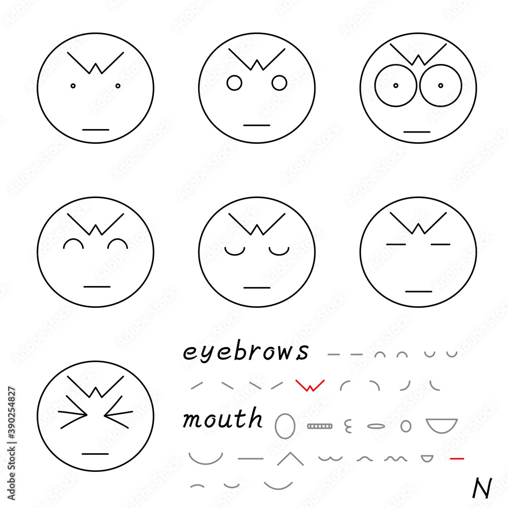 facial expression icon_06_n facial expression icon_06_n