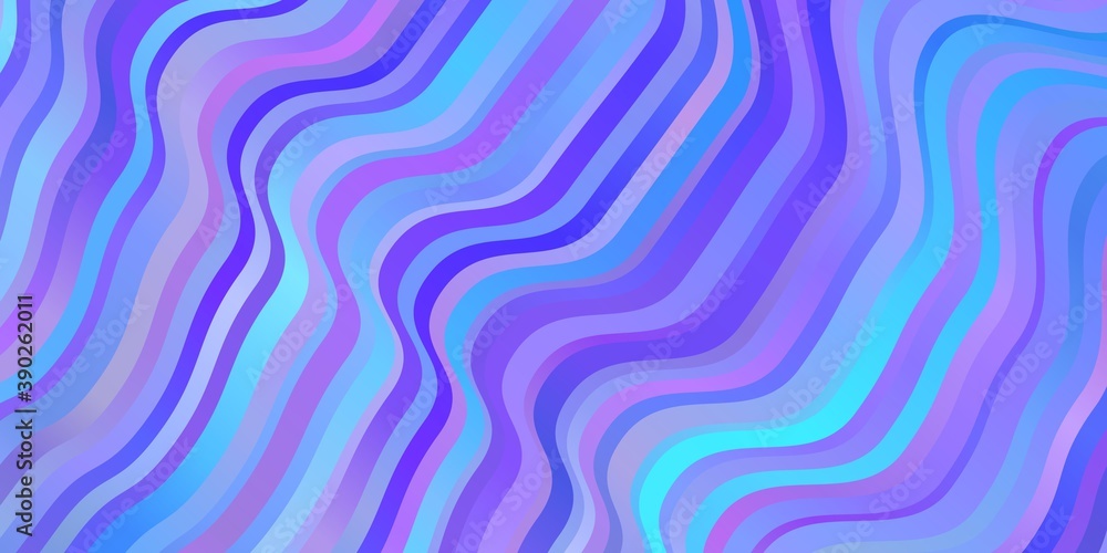 Light Pink, Blue vector background with bent lines. Light Pink, Blue vector background with bent lines.