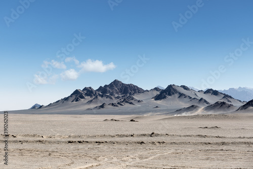 desert landscape in qinghai