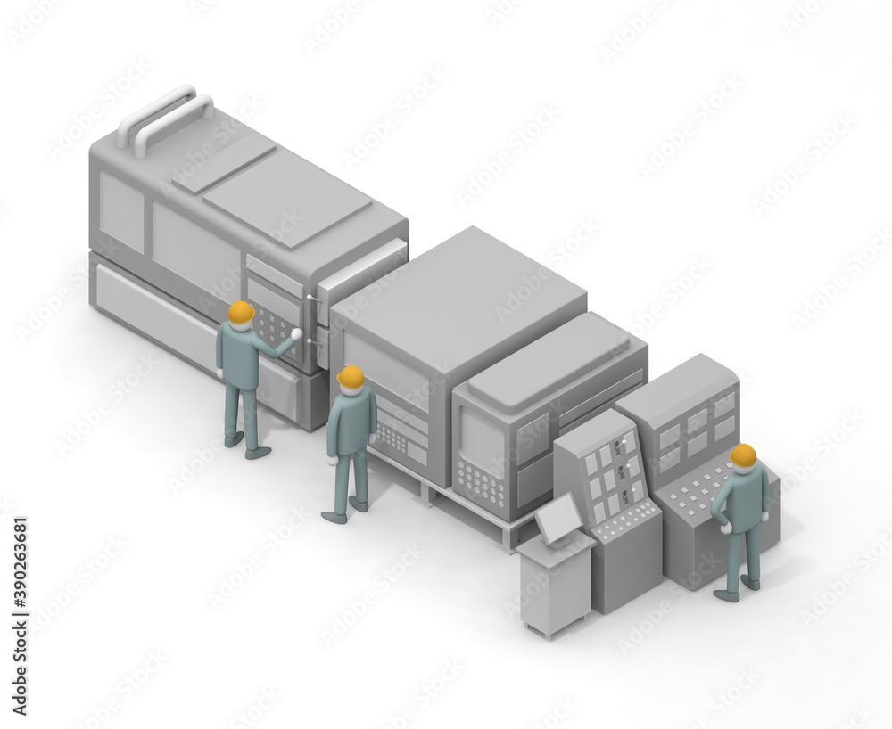 A person who works in a production factory. Learn how to operate the machine. Make sure you are safe and work. Automated assembly line work. A person who works in a production factory. Learn how to operate the machine. Make sure you are safe and work. Automated assembly line work.