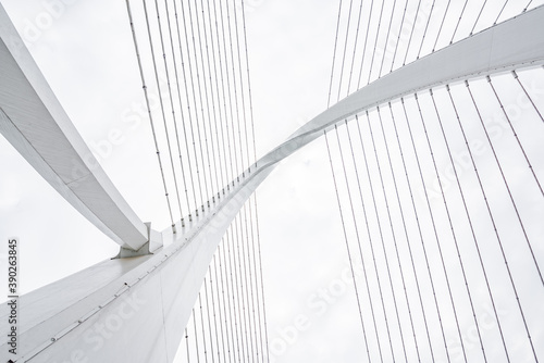 Fototapeta Naklejka Na Ścianę i Meble -  Bridge cables of Baisha Bridge in Liuzhou, Guangxi