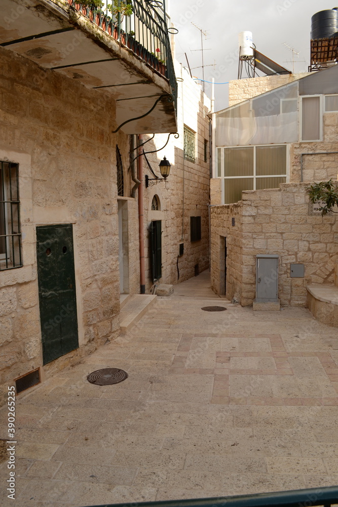 Obraz premium エルサレムの街路