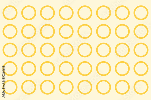 Seamless yellow pattern abstract background with circles
