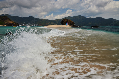 Papier peint One of the most beautiful islands in Mayotte-Choazil Islands.