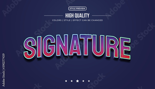 3d colorful text style effect for e-sport team identity or logo name