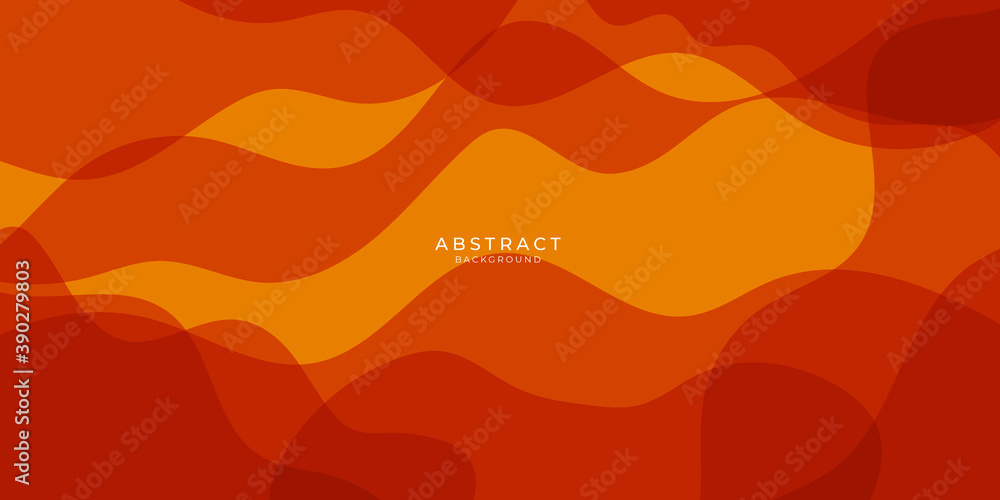 Orange red wave abstract geometric presentation background Orange red wave abstract geometric presentation background