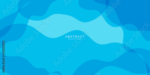 Blue wave abstract presentation background. 