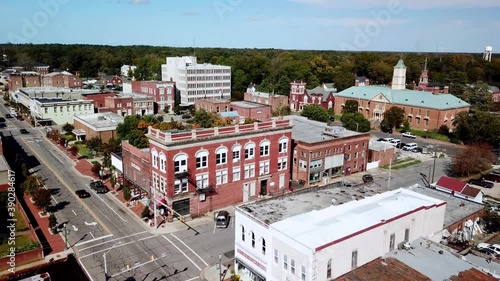 Tarboro NC, Tarboro North Carolina Aerial in 4k photo