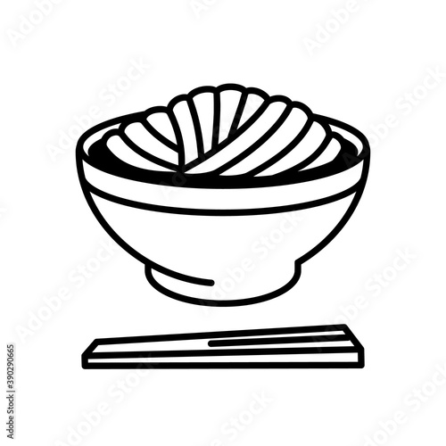 Japanese udon noodles.