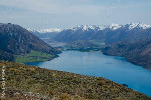 Closeup shot of the Peak Hill, Arthur's Pass, New Zealand