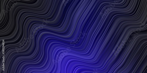 Dark Pink  Blue vector backdrop with bent lines.