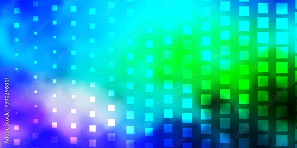 Light Blue, Green vector background with rectangles. Light Blue, Green vector background with rectangles.