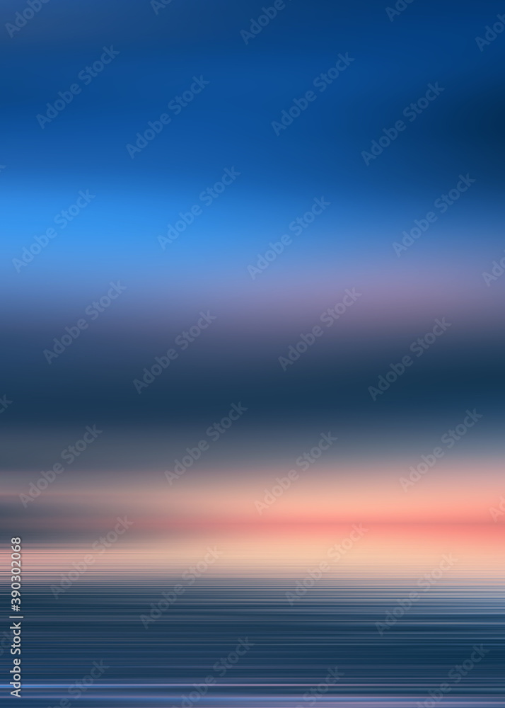 Obraz premium Dark abstract background with ultraviolet neon glow. Blurry neon