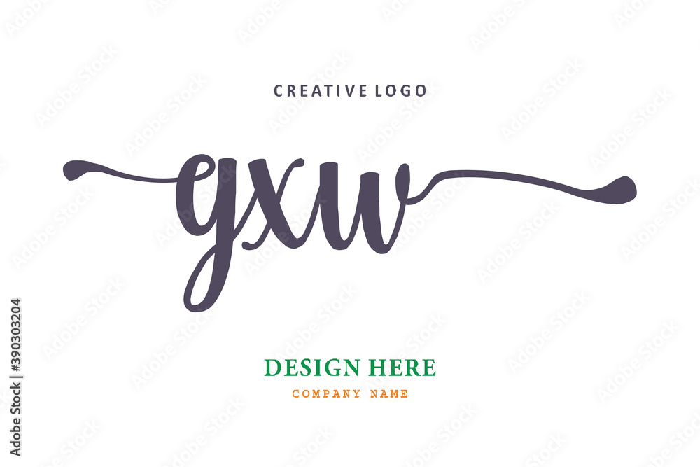 GXW lettering logo is simple, easy to understand and authoritative GXW lettering logo is simple, easy to understand and authoritative