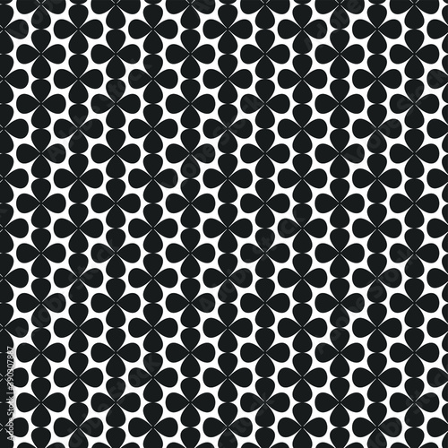 Seamless vector black and white pattern. Geometric background for fabric, textile, wrapping etc.