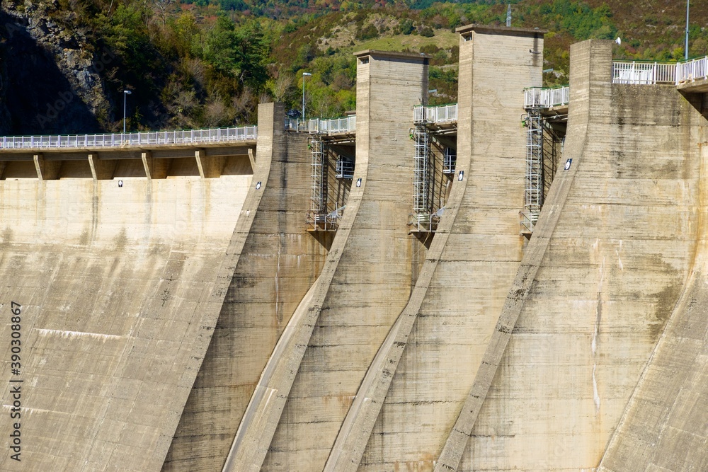 Hydroelectric dam in the Pyrenees