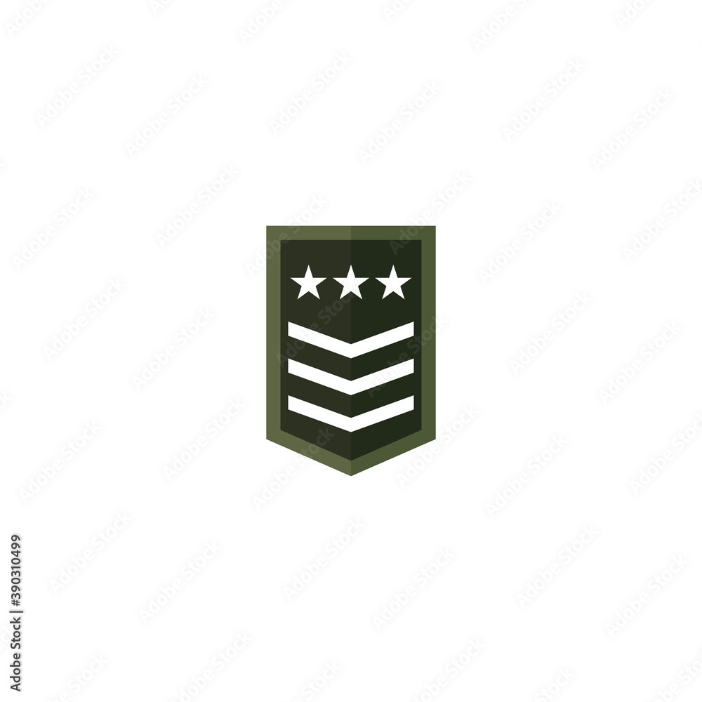Fototapeta premium Military Wave Logo Template vector symbol