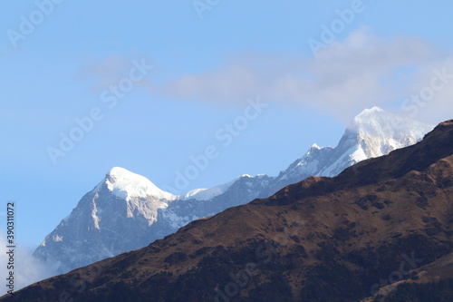 landscape with snow