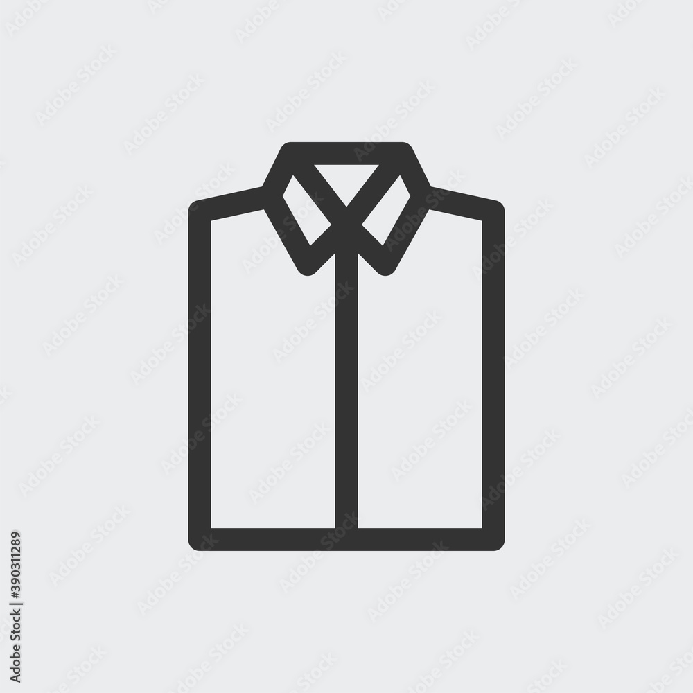 Polo shirt icon isolated on background. Shirt symbol modern, simple, vector, icon for website design, mobile app, ui. Vector Illustration simple vector icon Polo shirt icon isolated on background. Shirt symbol modern, simple, vector, icon for website design, mobile app, ui. Vector Illustration simple vector icon