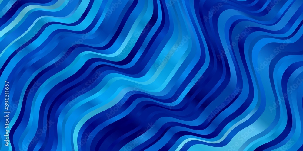 Light BLUE vector background with wry lines.