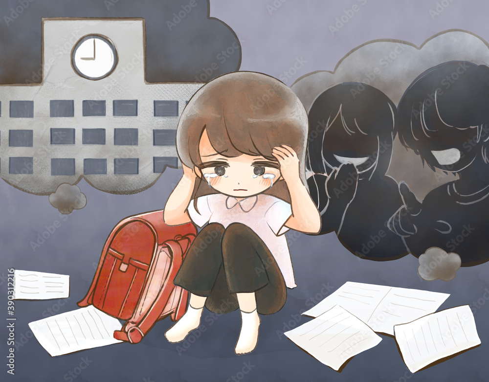 不登校 いじめに悩む小学生のイラスト3 Stock Illustration Adobe Stock 不登校 いじめに悩む小学生のイラスト3 Stock Illustration Adobe Stock