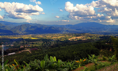 Thailand - View of Pai in the distance