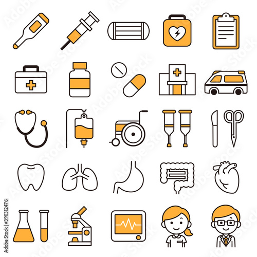 医療系のアイコンセット