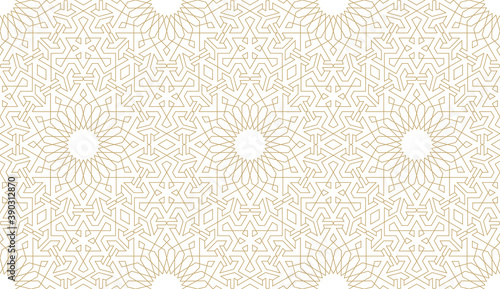 Seamless vector pattern in authentic arabian style