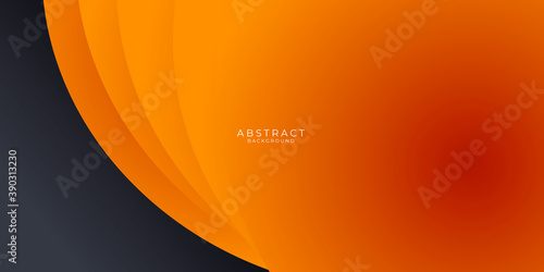 Metal circle orange and black perforated texture background