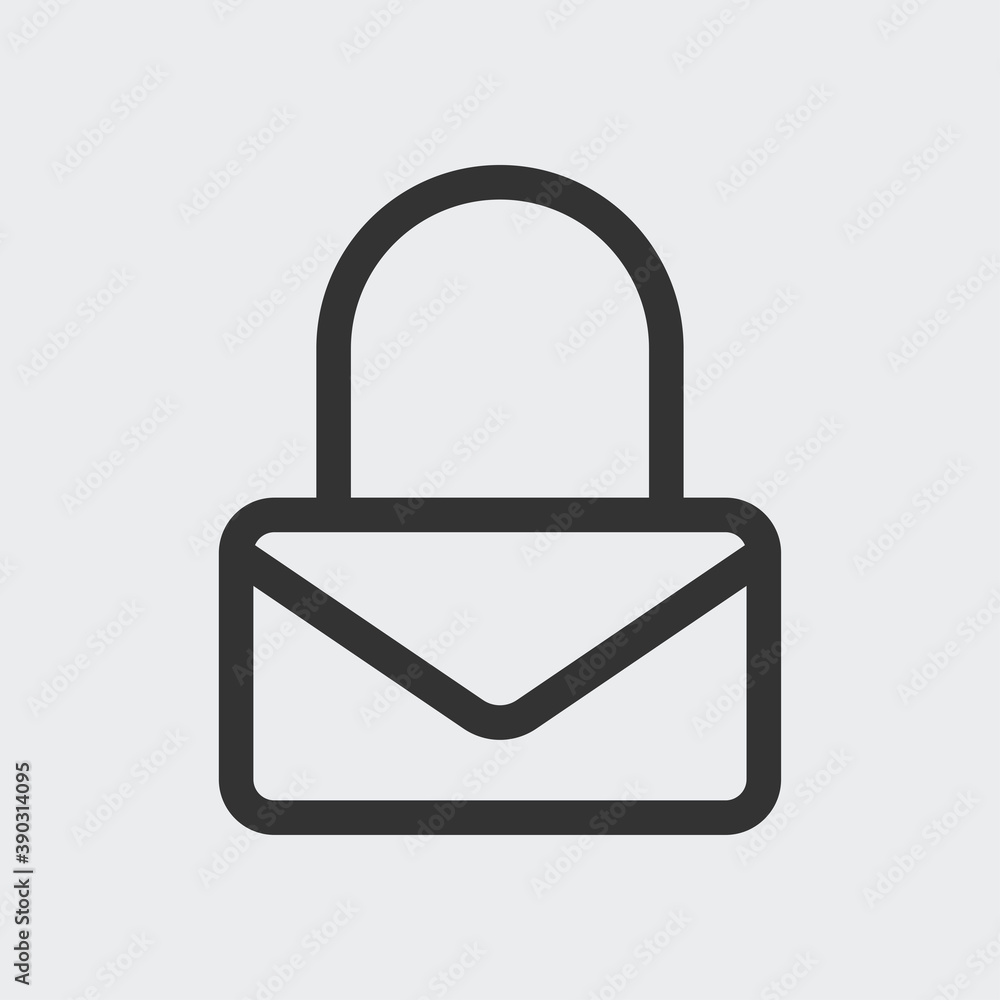 Handbag icon isolated on background. Bag symbol modern, simple, vector, icon for website design, mobile app, ui. Vector Illustration Handbag icon isolated on background. Bag symbol modern, simple, vector, icon for website design, mobile app, ui. Vector Illustration