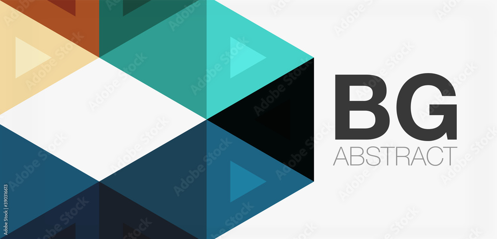 Mosaic triangle pattern abstract background for cover, banner, flyer and poster and other template Mosaic triangle pattern abstract background for cover, banner, flyer and poster and other template