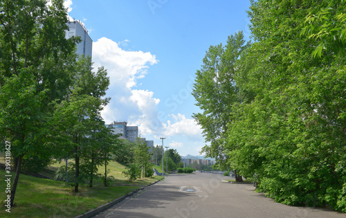 road in the city