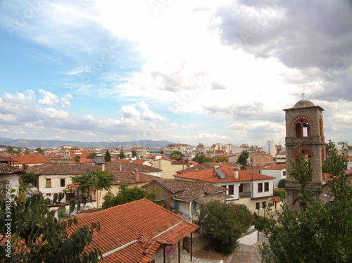 Greece Trikala city view from Trikala Fortress