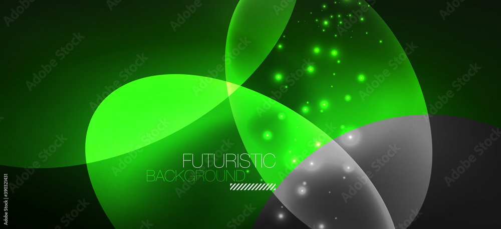 Neon ellipses abstract backgrounds. Shiny bright round shapes glowing in the dark. Vector futuristic illustrations for covers, banners, flyers and posters and other Neon ellipses abstract backgrounds. Shiny bright round shapes glowing in the dark. Vector futuristic illustrations for covers, banners, flyers and posters and other