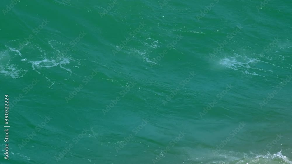 Close-up of the undulating sea blown by hurricane, extreme weather at sea Close-up of the undulating sea blown by hurricane, extreme weather at sea