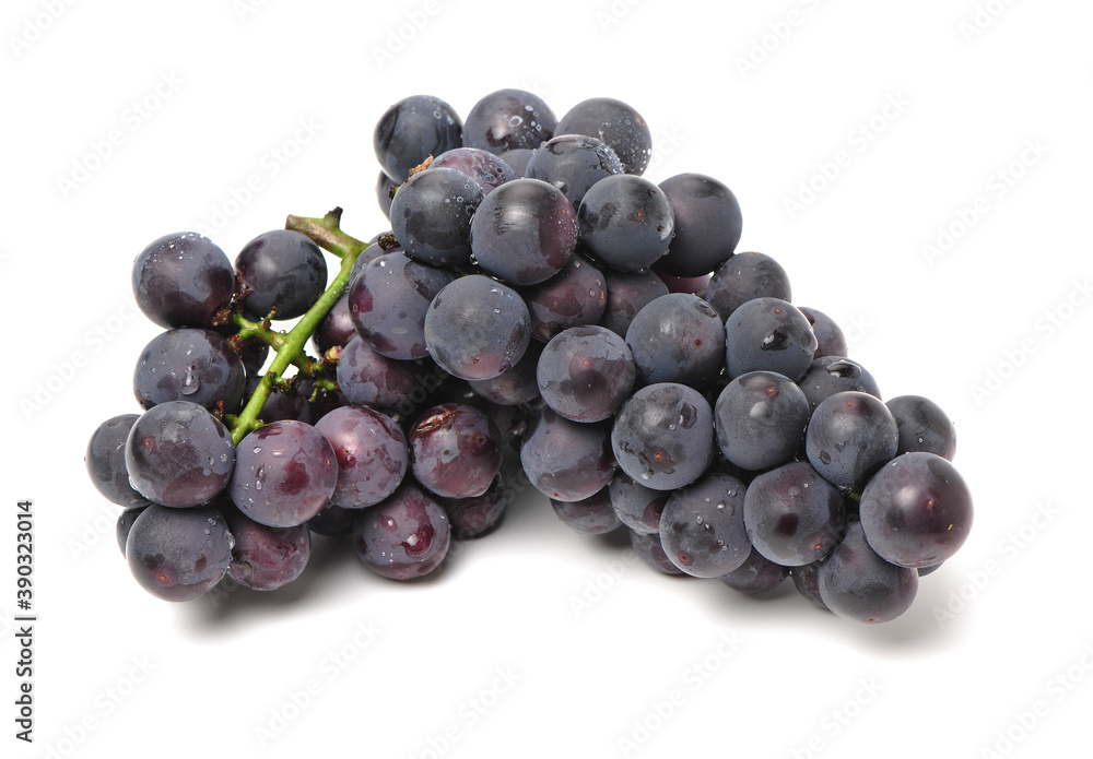 red grapes isolated on white red grapes isolated on white