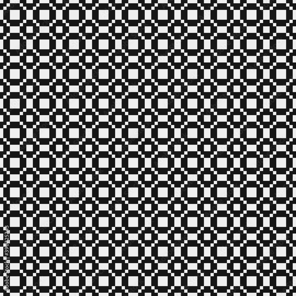 Fototapeta premium Abstract Cross Pattern Dots Logo generative computational art illustration